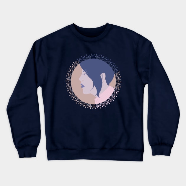 Morrigan, Cameo Crewneck Sweatshirt by cute-ellyna